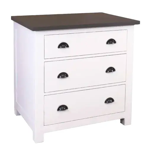 Тумба кухонная Брюгге с ящиками, с сосновой столешницей