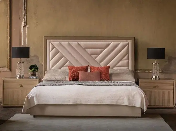 Кровать Гала молочная 160x200