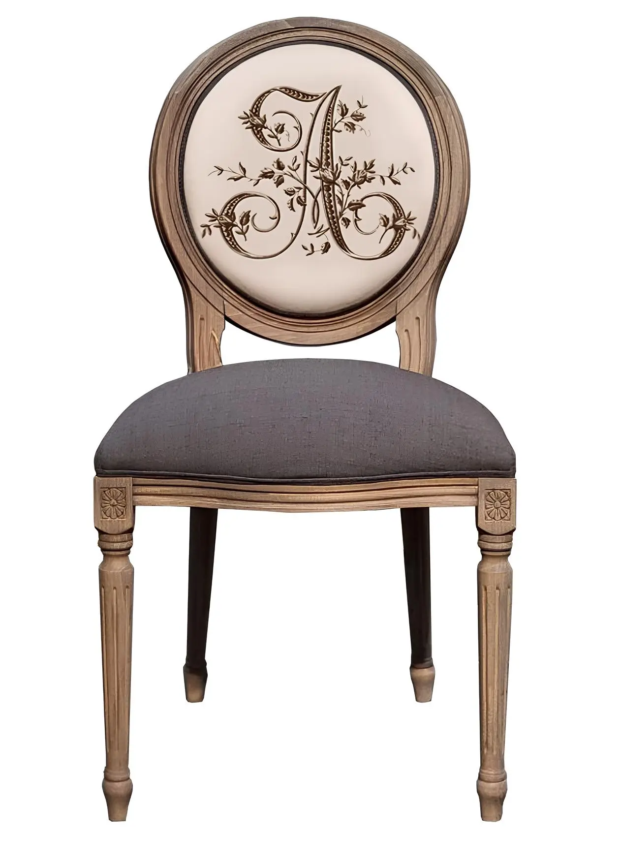 Стул "Медальон" Монограмма А