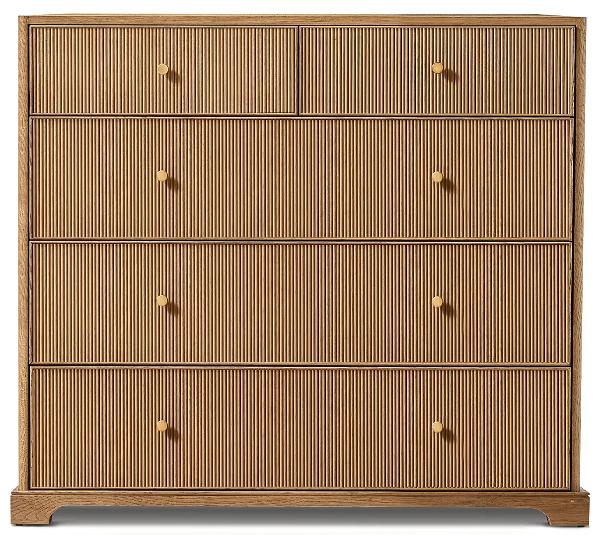 Комод из массива с 5 ящиками Женевьева Рид