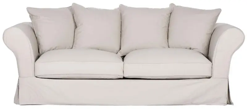 Диван раздвижной трехместный Фабиан сливочный  (ткань кат. А)