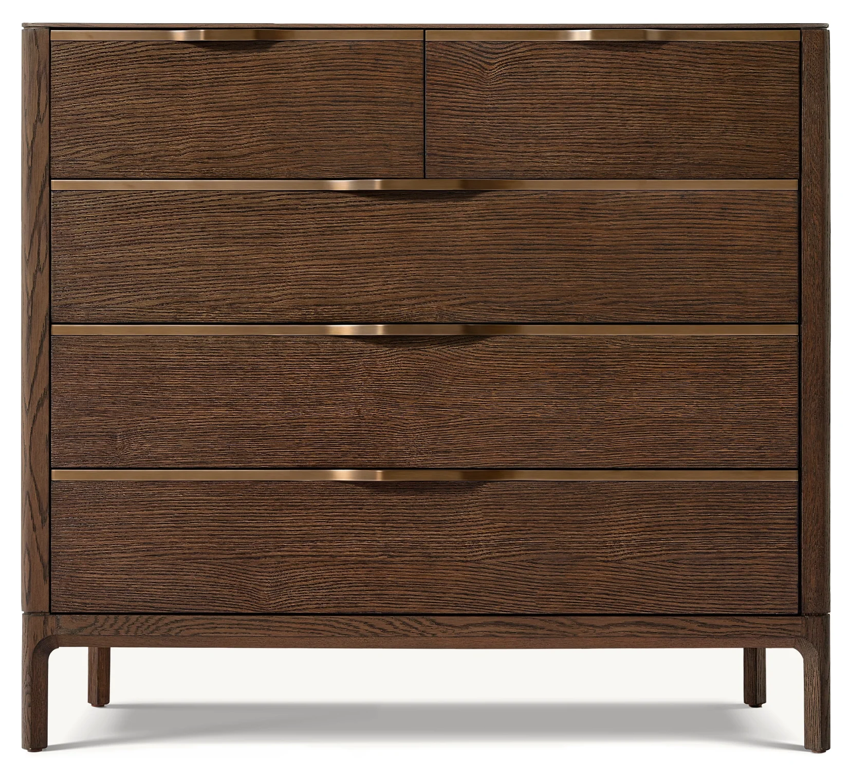 Комод на ножках из массива 5 ящиков Палаццо