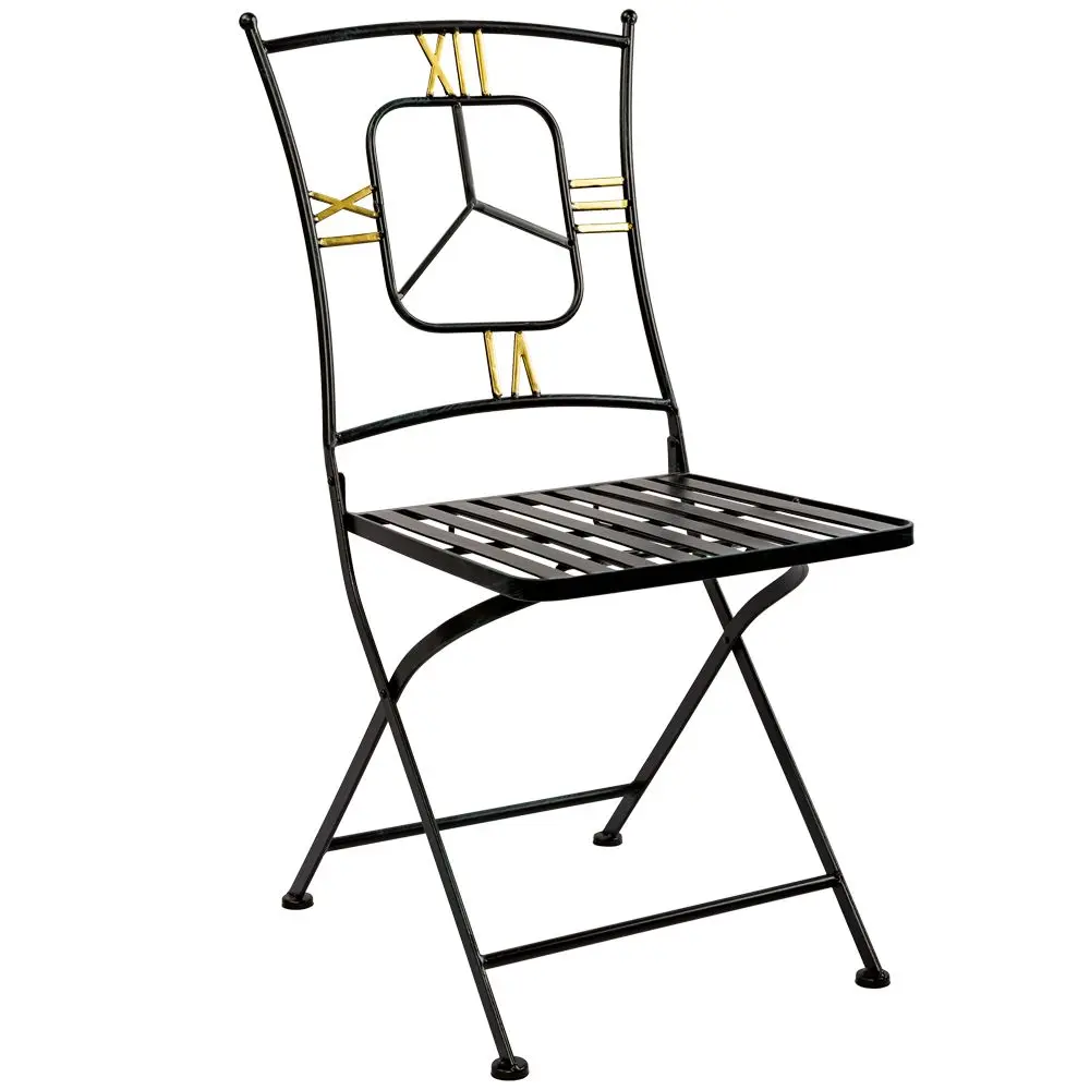 Стул складной «Гарда» (черный антик)
