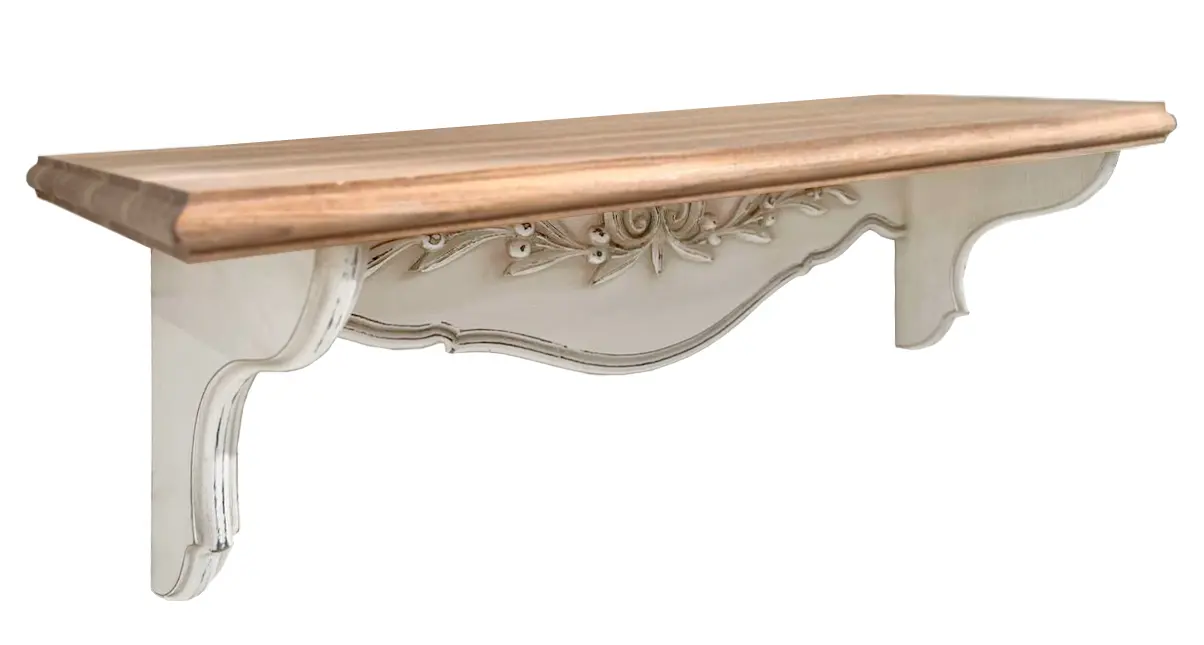 Полка настенная Марсель New Antique с узором