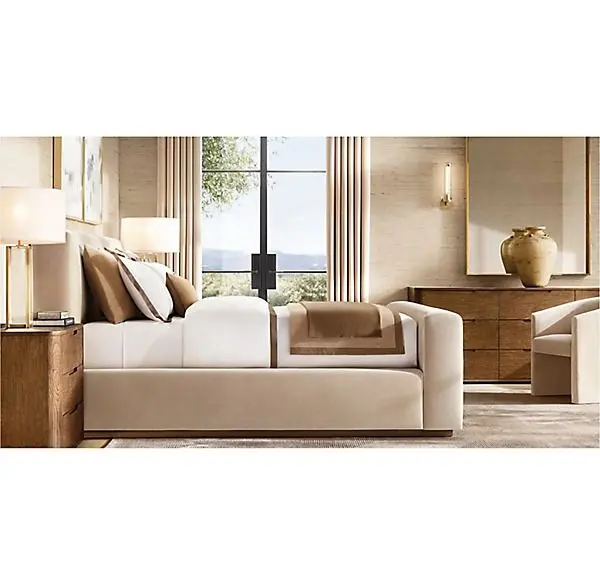 Тумбочка прикроватная с 3 ящиками Бретон