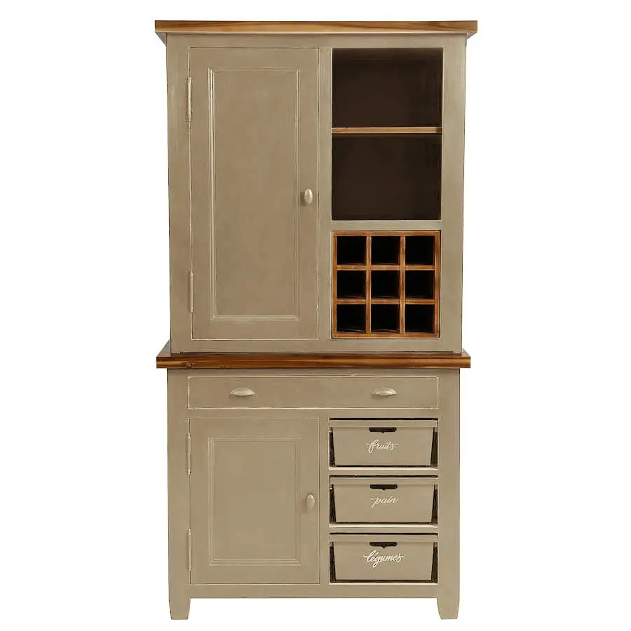 Кухонный буфет с полкой для бутылок  Провинция