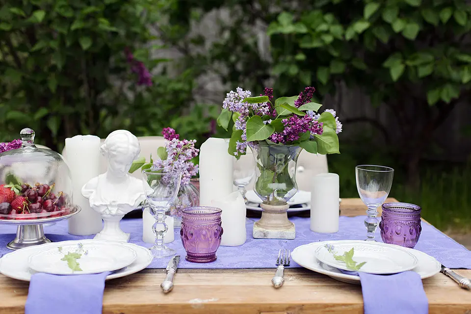 Летняя сервировка