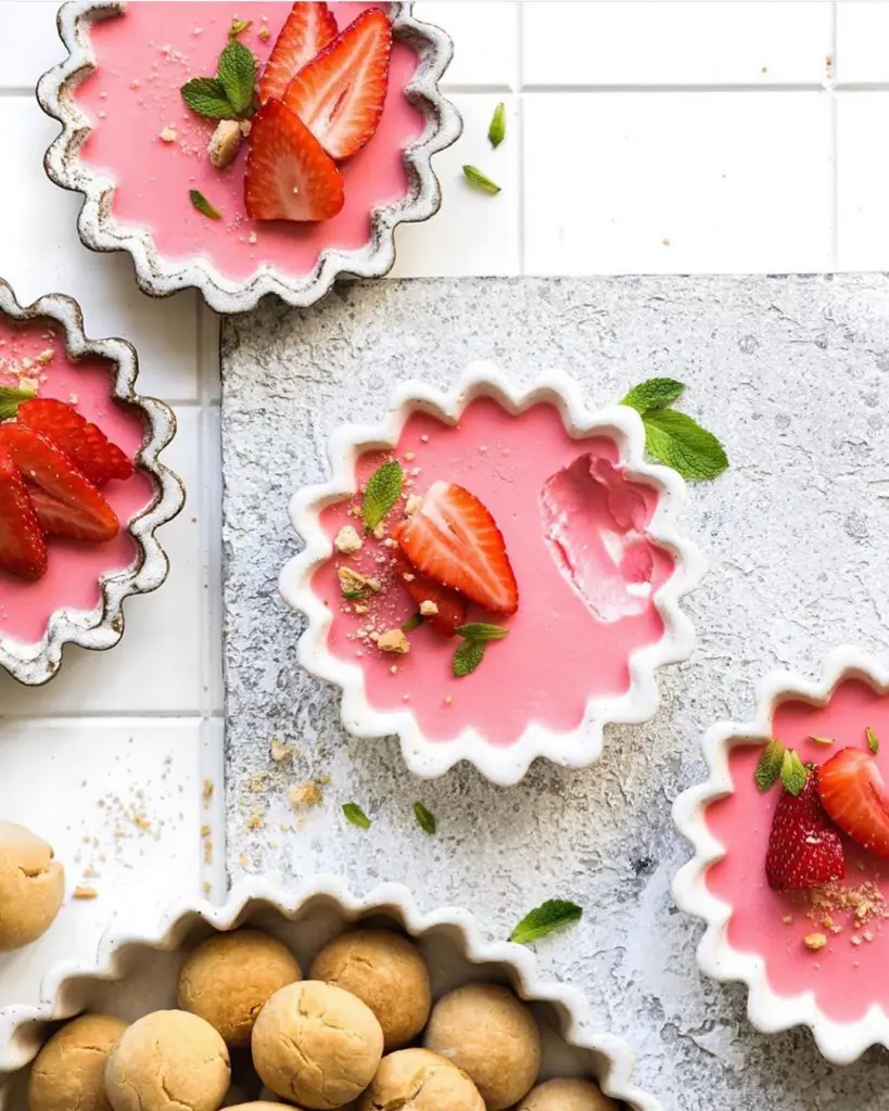 нежнейший клубничный мусс