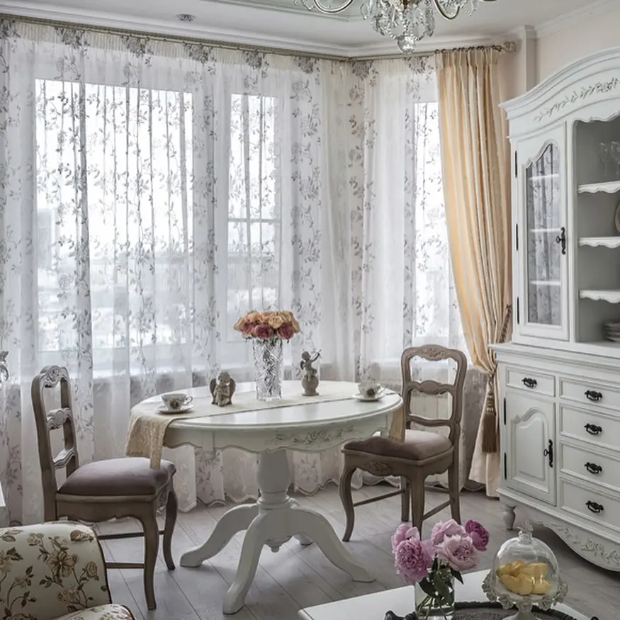 Столовая с коллекциями "Марсель" и "Поместье".