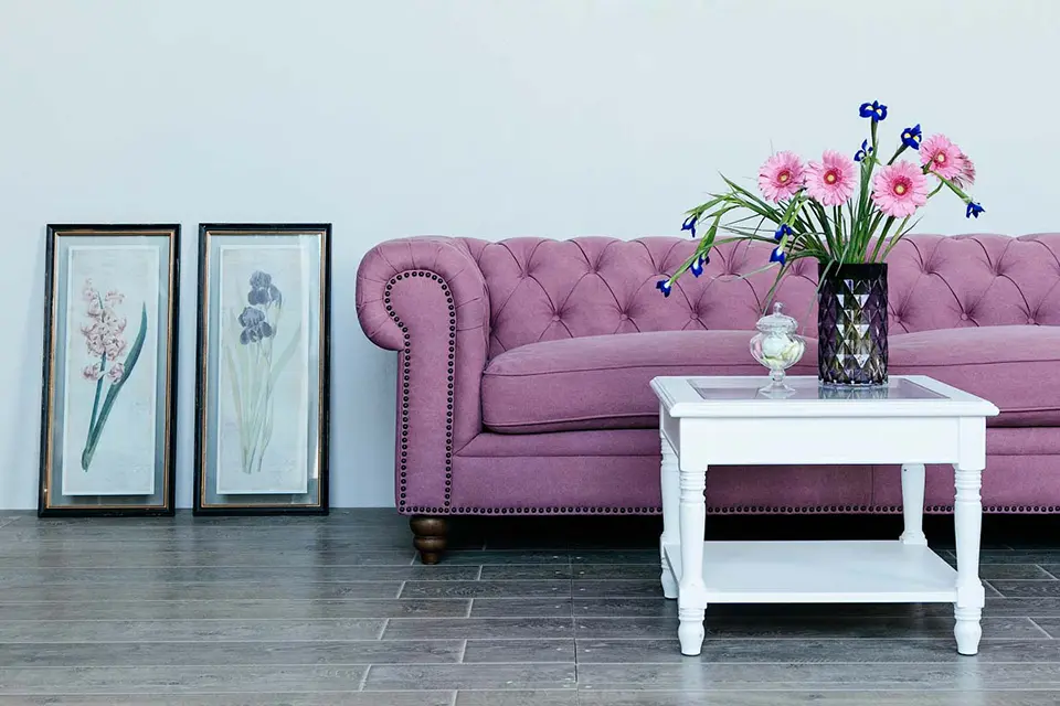 Цветная мебель в интерьере