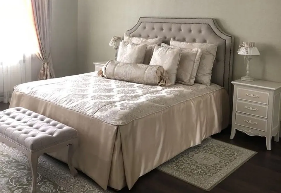 Спальня в спокойных тонах