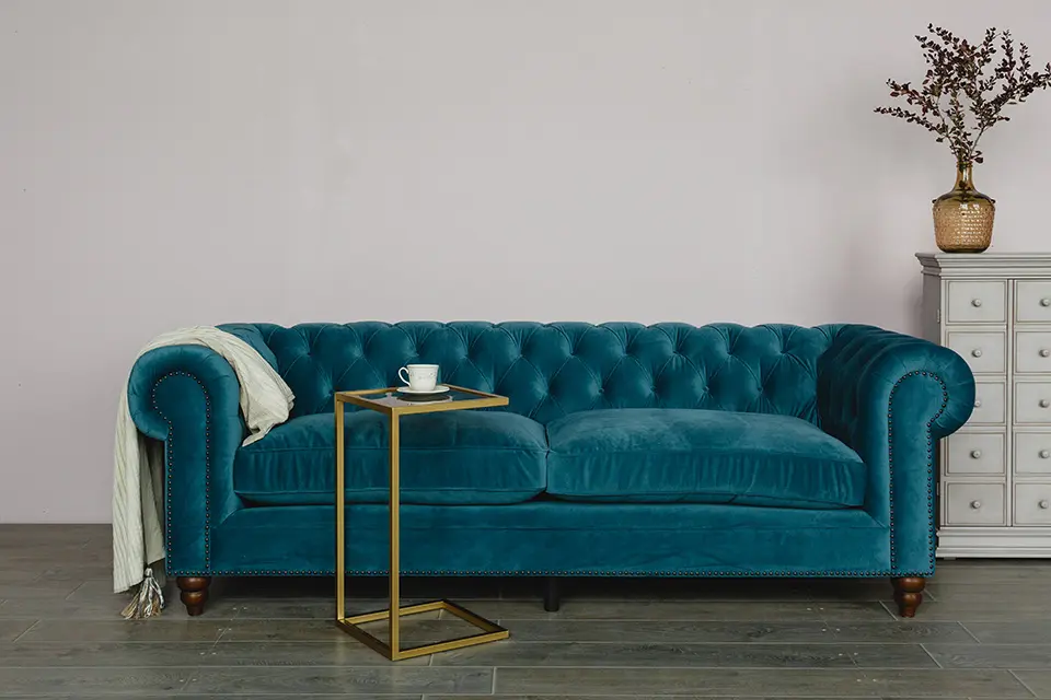 Синий в интерьере