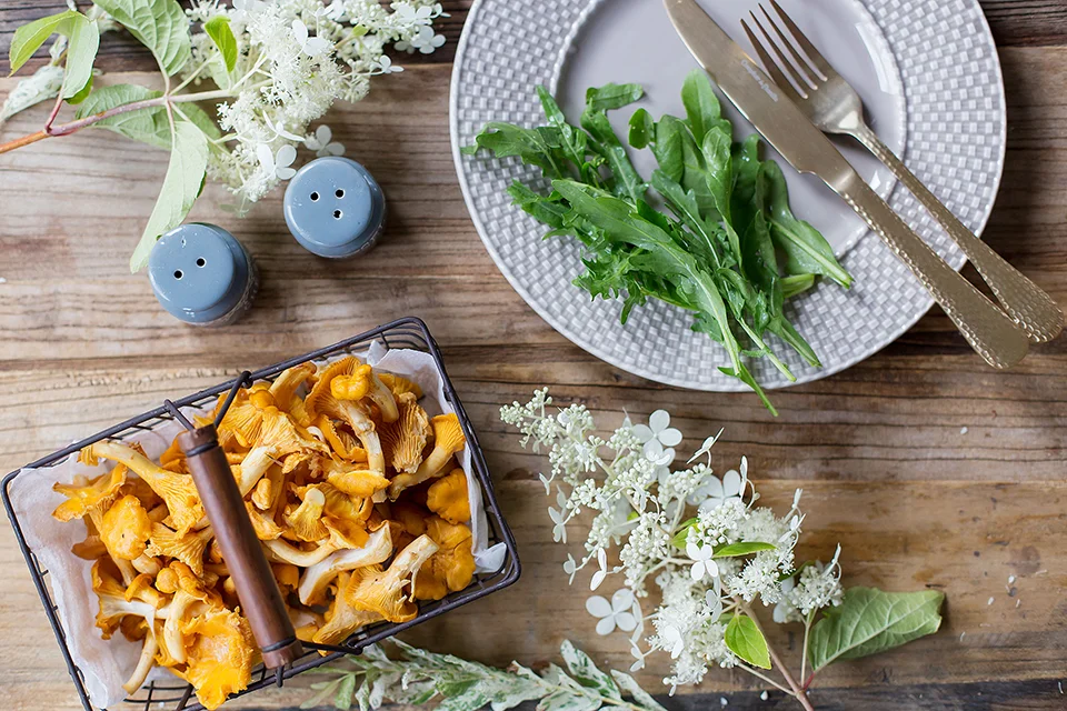 Салат с лисичками Салат с лисичками