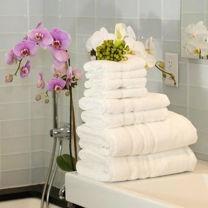 Бамбук белые полотенца набор.jpeg