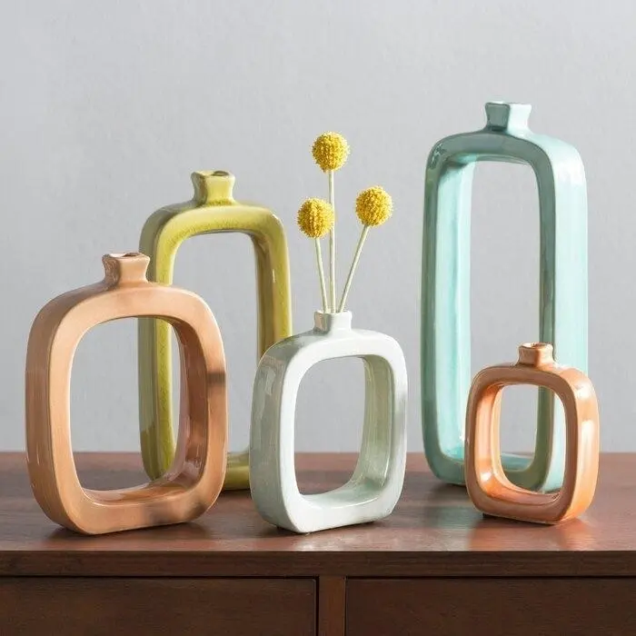 Модерн красочная керамическая ваза.jpeg