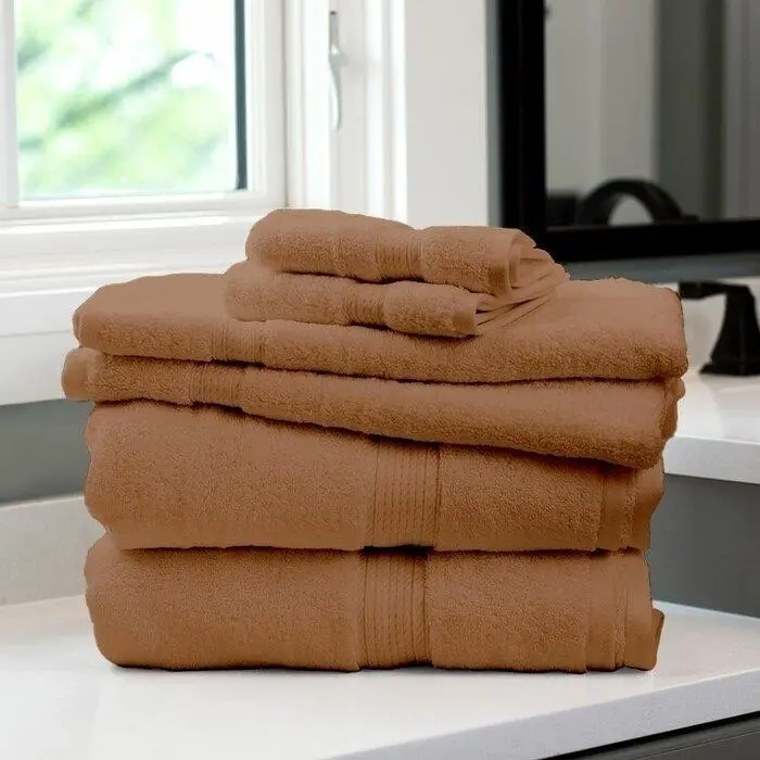 Египетский хлопок коричневые полотенца.jpeg