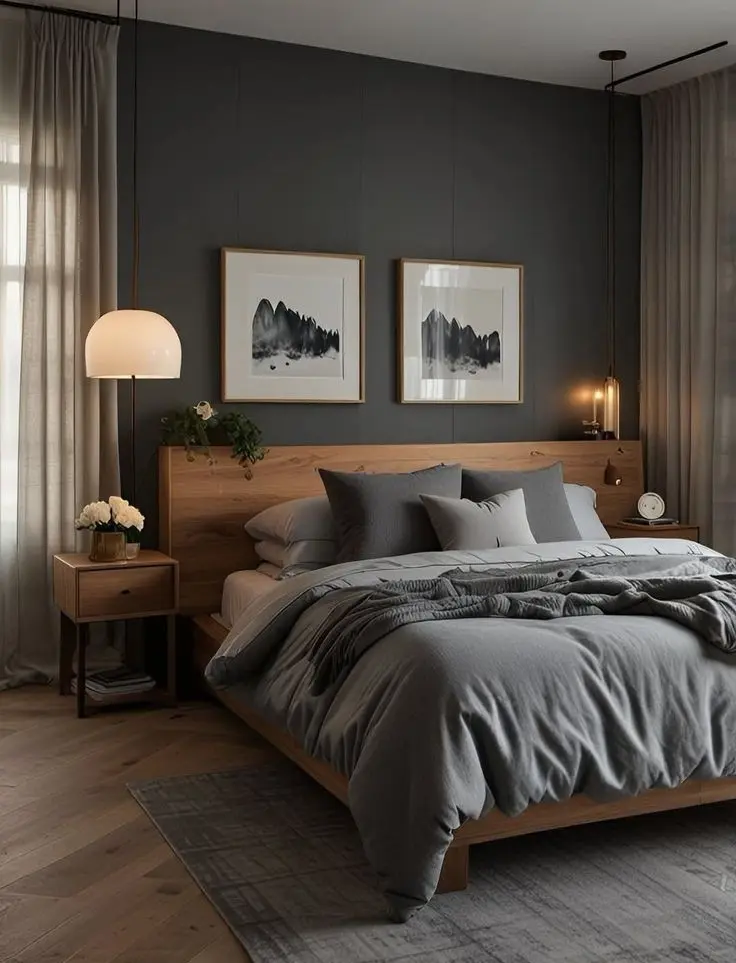 Спальня с мебелью из массива дерева Спальня с мебелью из массива дерева