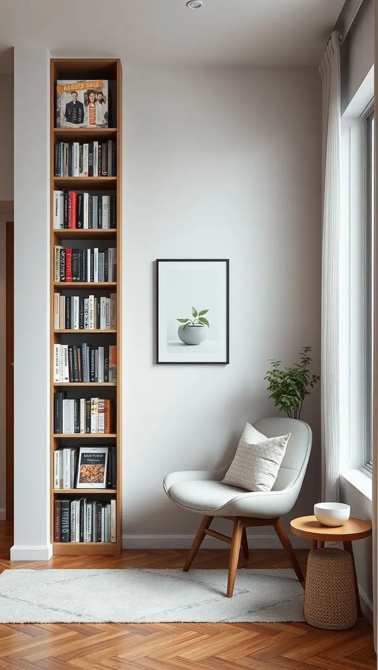 Микро-библиотека для небольших квартир