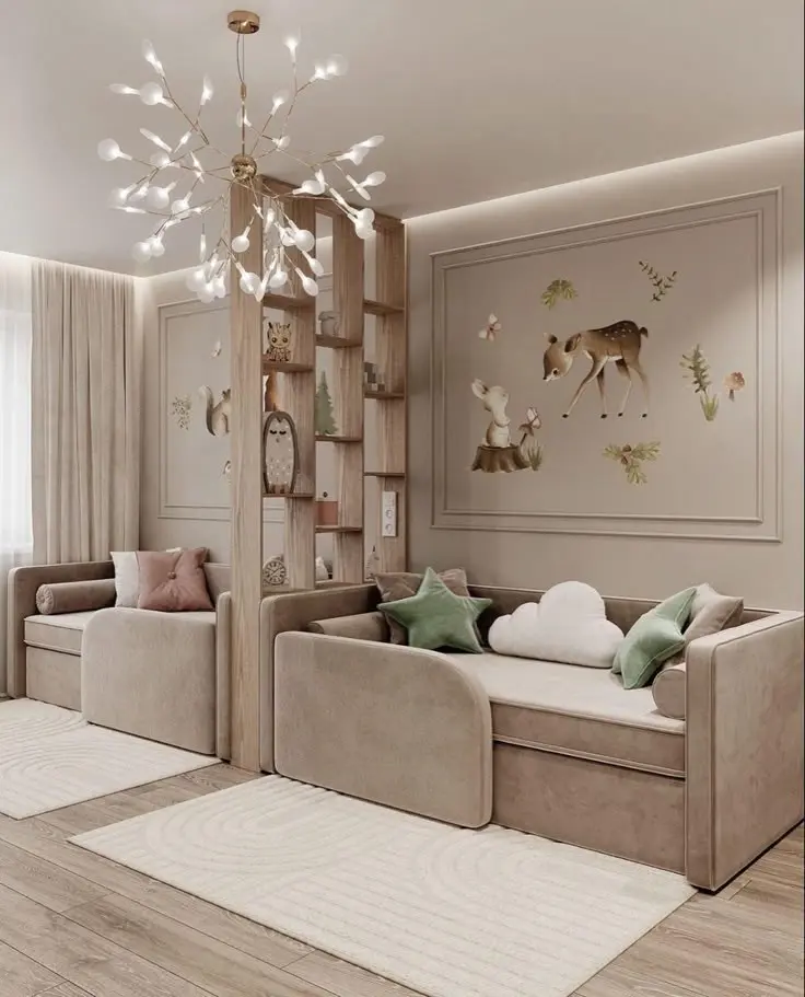 Спокойная детская для двоих детей Спокойная детская для двоих детей