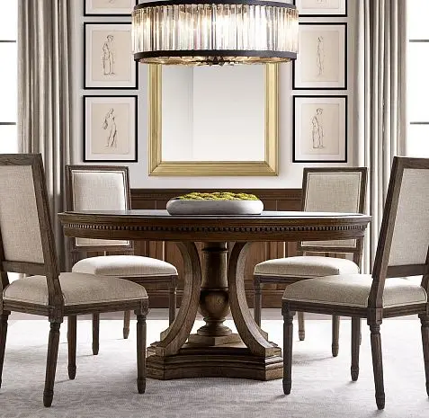 Столовая в классическом стиле с деревянной мебелью Инлавка, inlavka.ru