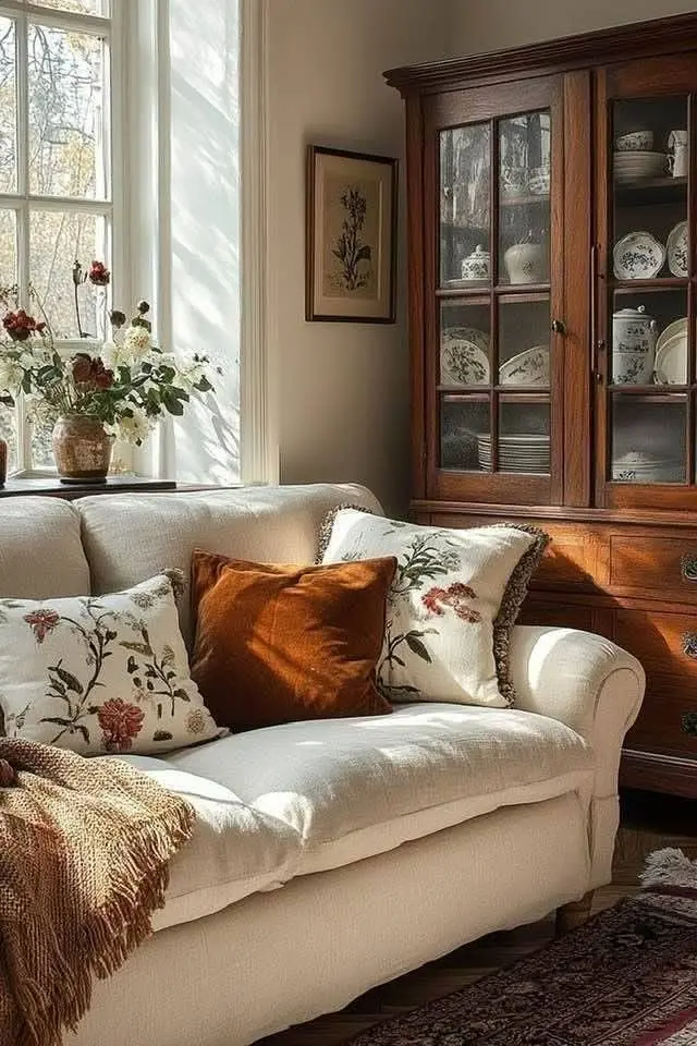 Гостиная в теплых тонах в стиле Прованс Гостиная в теплых тонах в стиле Прованс