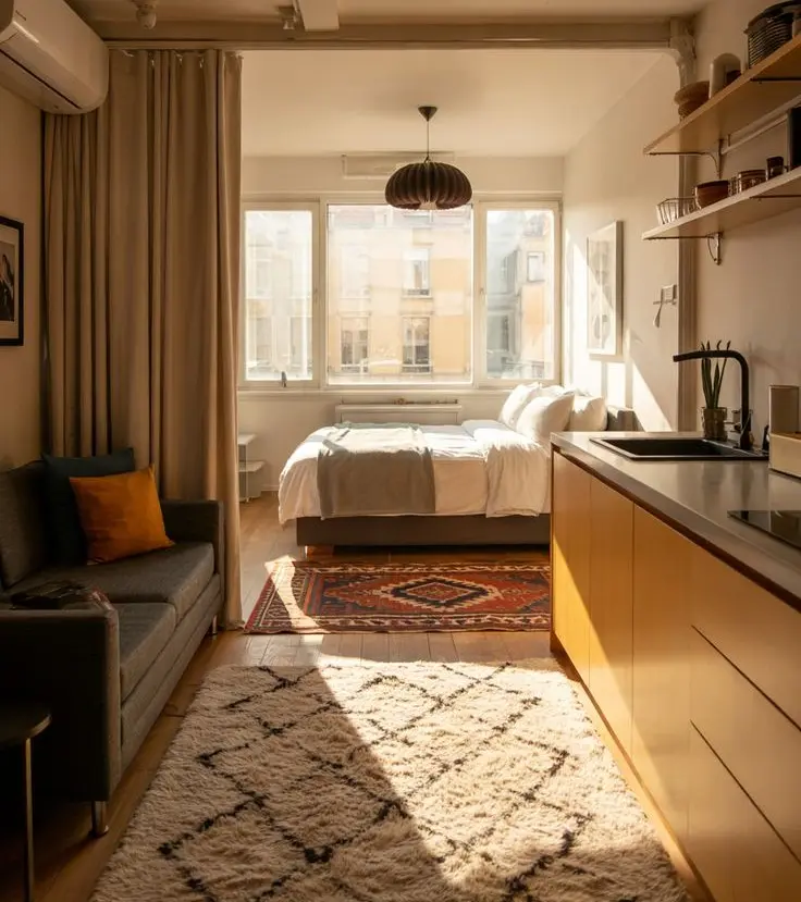 Солнечная квартира-студия Солнечная квартира-студия