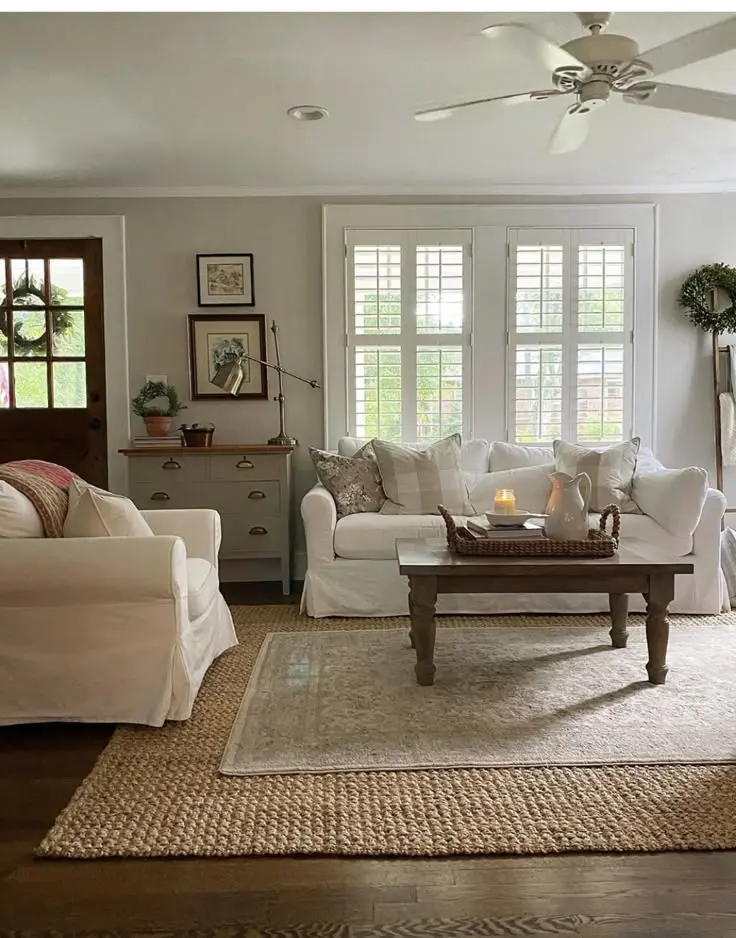 Гостиная в стиле французской деревни Гостиная в стиле французской деревни