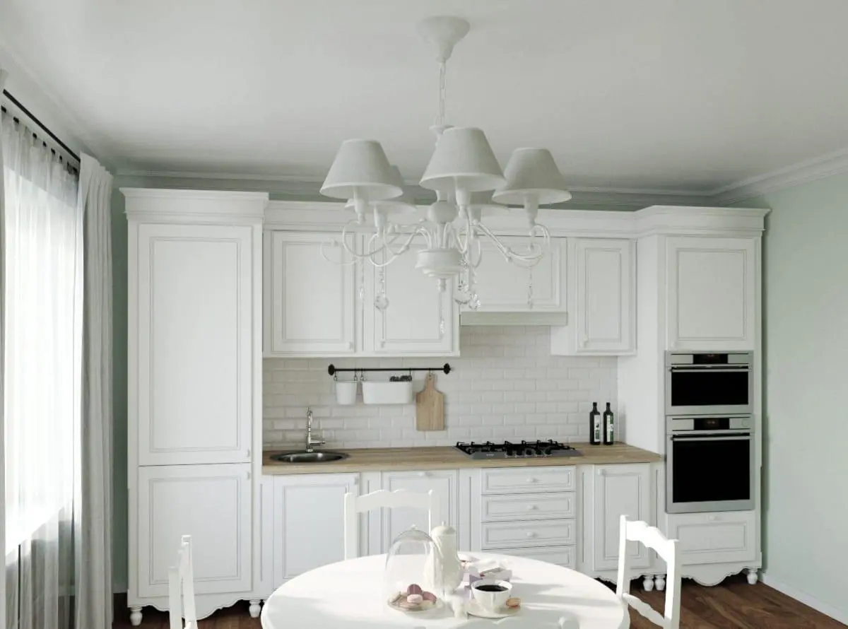 Белоснежная кухня