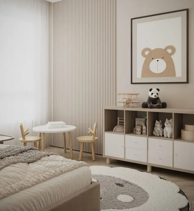 Комната для малыша в спокойных тонах Комната для малыша в спокойных тонах