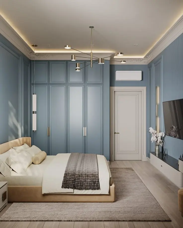 Шкаф и панели с фасадами из мдф