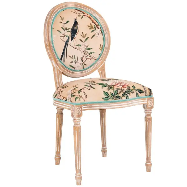 Стул «Шинуазри» аквамарин