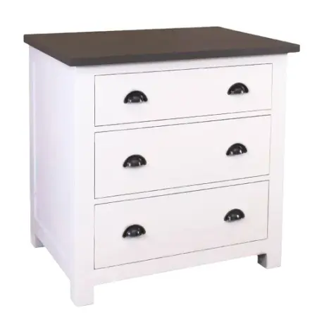 Тумба кухонная Брюгге с ящиками, с сосновой столешницей