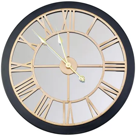 Часы зеркальные «Стивен» (блэк)