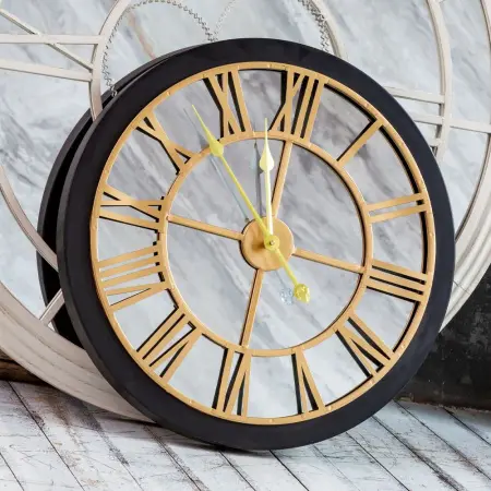 Часы зеркальные «Стивен» (блэк)