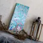 Картина на холсте «Императорский сад» blue 30х70, холст, галерейная натяжка (версия 4)