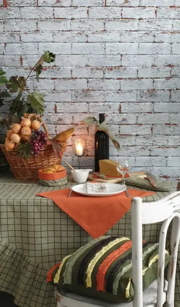 Скатерть круглая Равиоли 