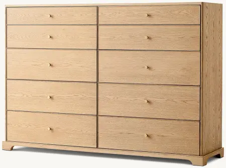 Комод из массива с 10 ящиками