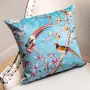 Подушка декоративная «Императорский сад» blue, версия 6