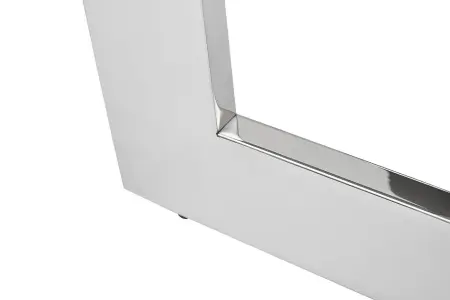 Консоль Marbella White белая/хром 130х37х76,5см