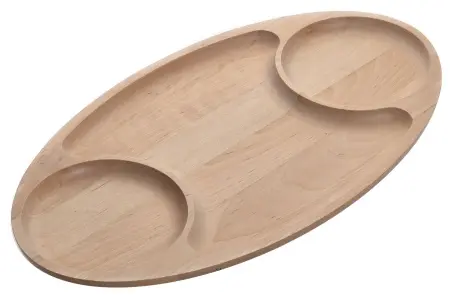 Менажница овальная 3-х скционная