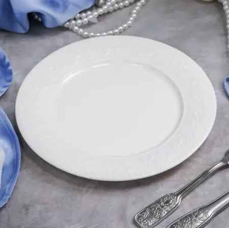 Тарелка мелкая d 16 см h 1,7 см, фарфор, Primavera