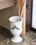 Ершик Летний сад, 12,5х12,5х21,5 см., цвет белый