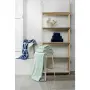 Полотенце жаккардовое банное с авторским дизайном geometry серо-синее wild, 70х140 см