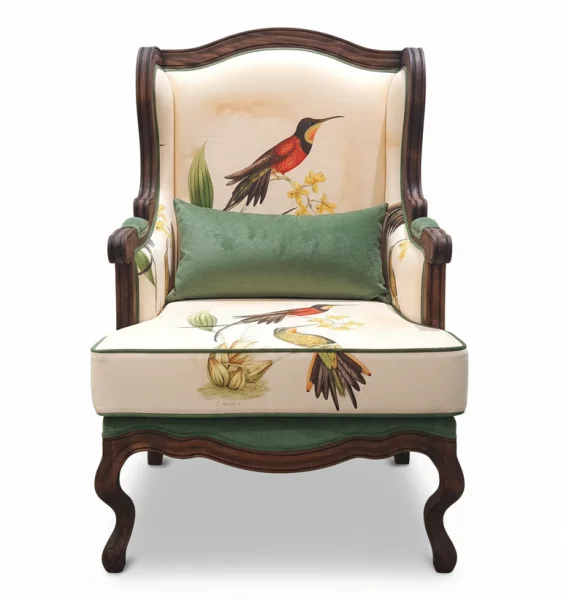 Кресло Сезарина «Райские птицы», версия 1