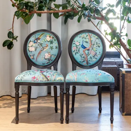 Стул «Императорский сад» blue, версия 5