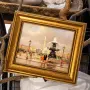 Эдуард Кортес, «Фонтан на площади Согласия», картина в раме