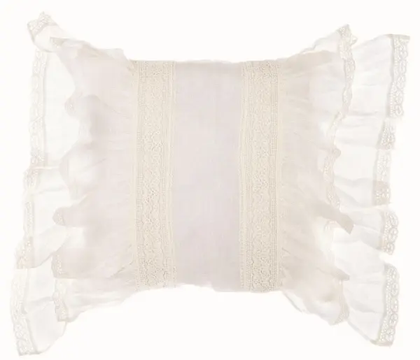 Подушка декоративная PROVENZIALE ROMANTIC LACE белая