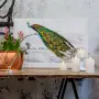 Картина «Величественно окрашенный портрет павлина» (версия 2) (холст, галерейная натяжка)