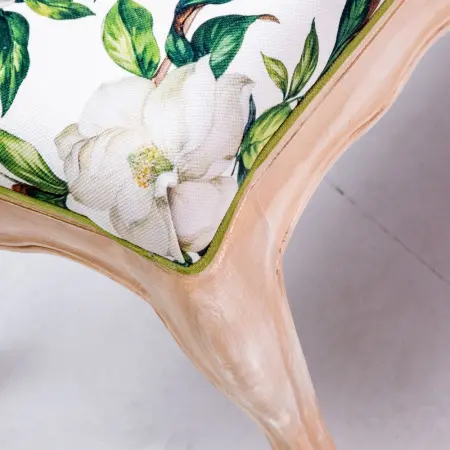 Банкетка гранд «Цветущая аристократка» (лайт голд)