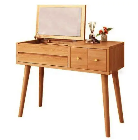 Туалетный столик с потайным зеркалом и тремя ящиками Твигги